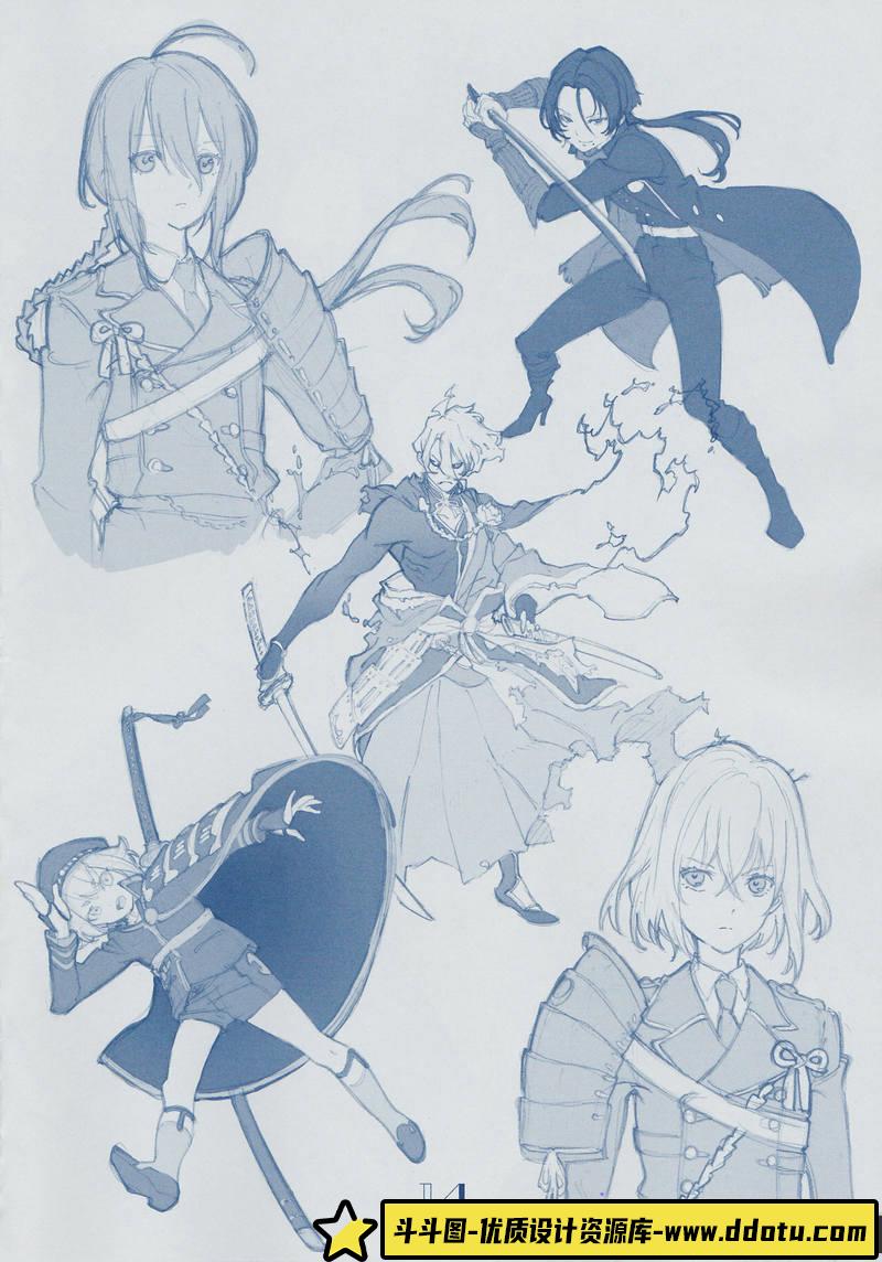 米山舞 素描绘画集-创作学习-56MB-23P