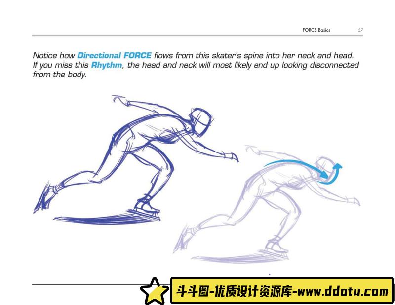 ORCE人体速写手稿集-游戏原画专区-80MB-251P-1PDF