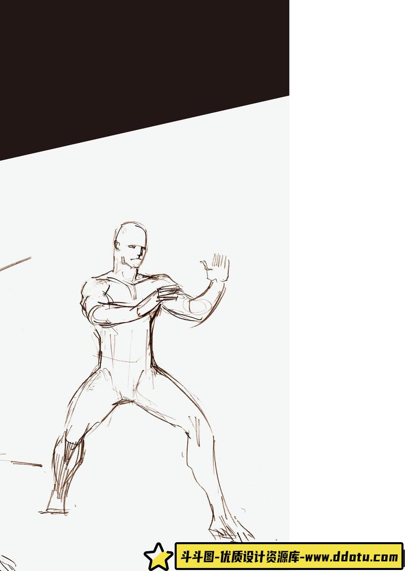 运动中人物的素描集-创作学习-80MB-148P-1PDF
