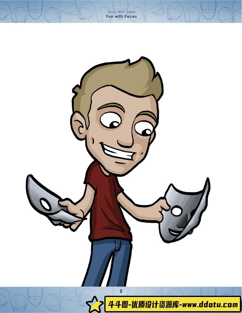 美漫角色头部描绘集-创作学习专区-79MB-39P-1PDF