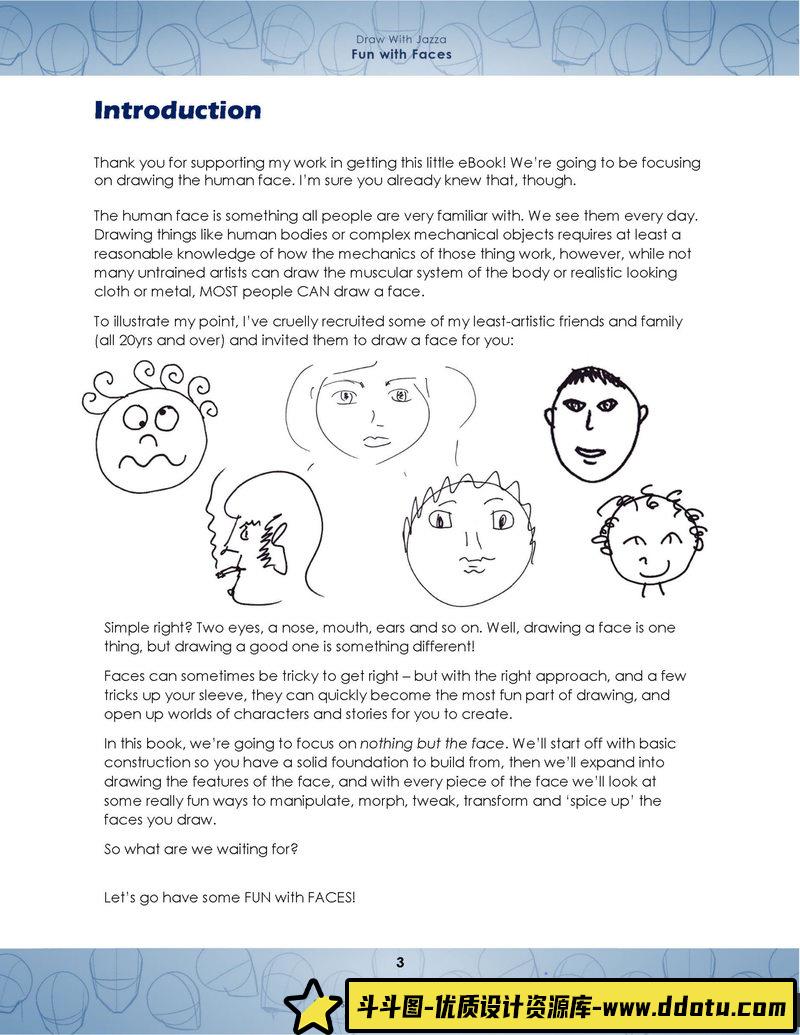 美漫角色头部描绘集-创作学习专区-79MB-39P-1PDF