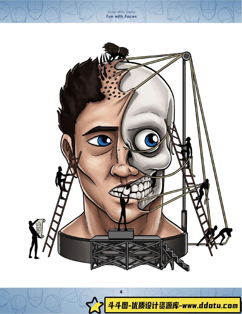 美漫角色头部描绘集-创作学习专区-79MB-39P-1PDF