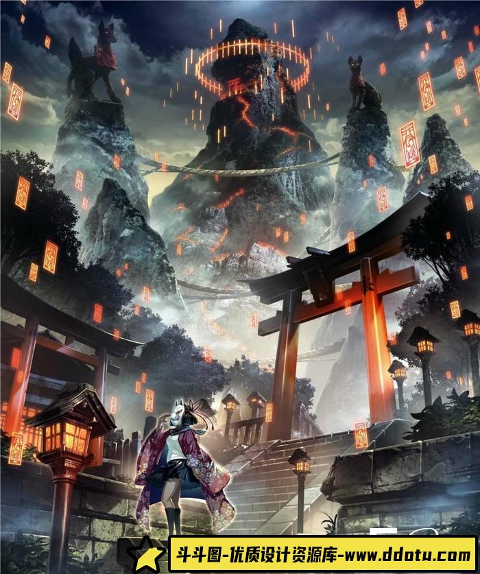 CZ.090- 背景插画描绘集-创作学习专区-150MB-163P-1PDF