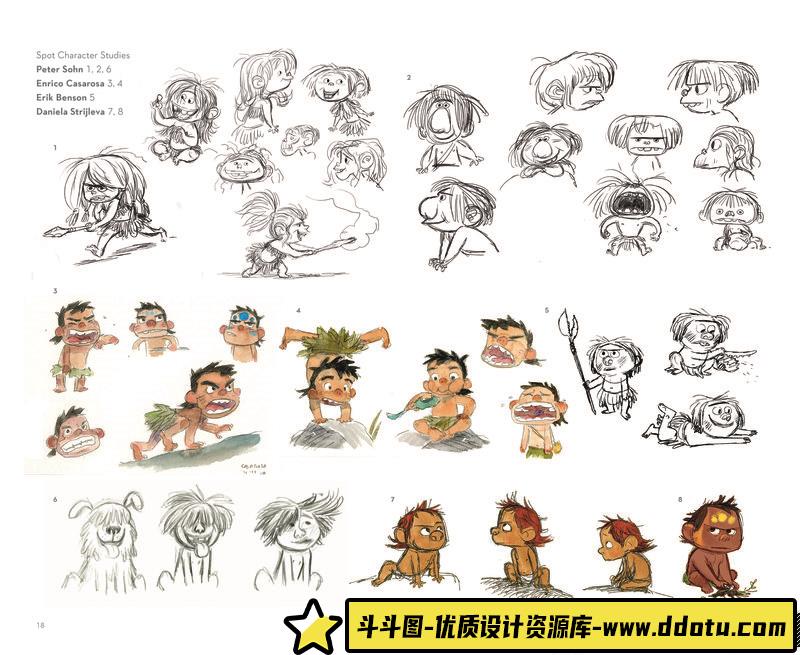 恐龙当家美术设定集-动画设定-73M-170P-斗斗图