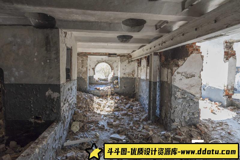 SC25- 177张废弃内建筑素材图-摄影参考专区-704MB-177P-斗斗图