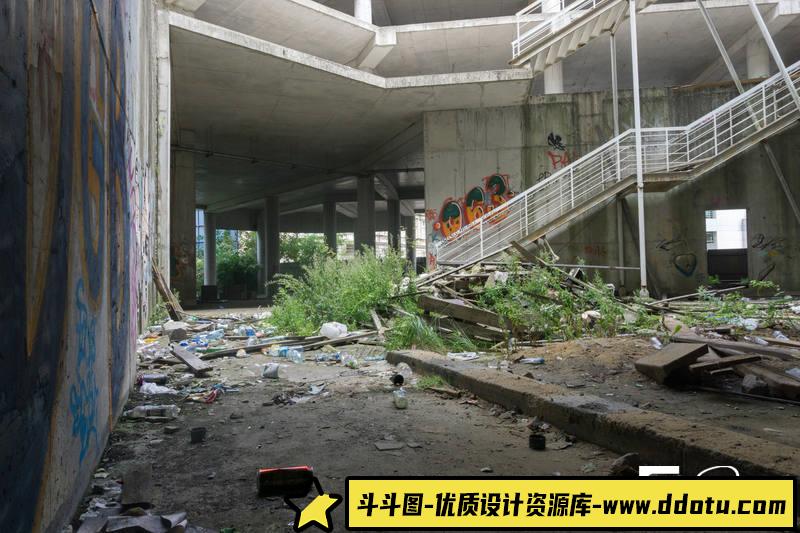 SC37- 235张废弃停车场素材图-摄影参考专区-1.42GB-235P-斗斗图