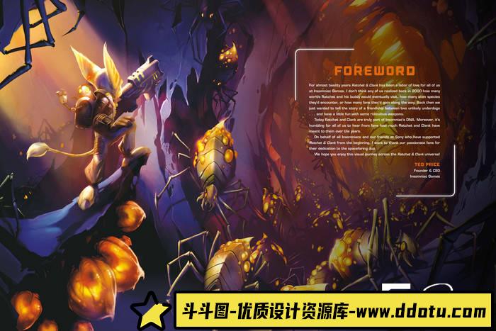 YH288- 瑞奇与叮当设定集-游戏原画专区-595MB-208P-1PDF-斗斗图