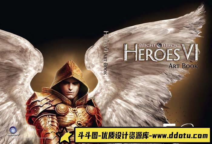 YH417- 英雄无敌6设定集-游戏原画专区-332MB-83P-1PDF-斗斗图