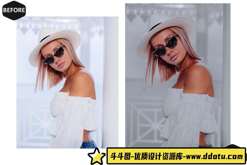 12个豪华奶油​​人像视频后期调色LUT预设AE