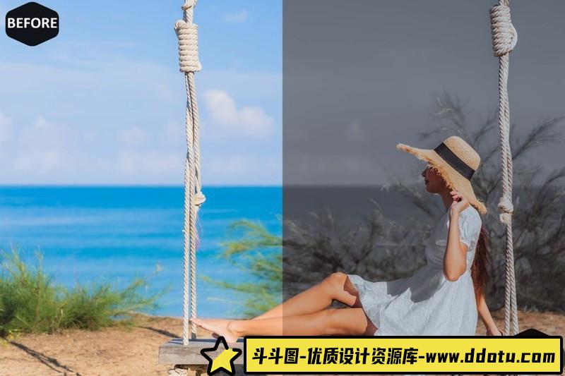 12个豪华奶油​​人像视频后期调色LUT预设AE