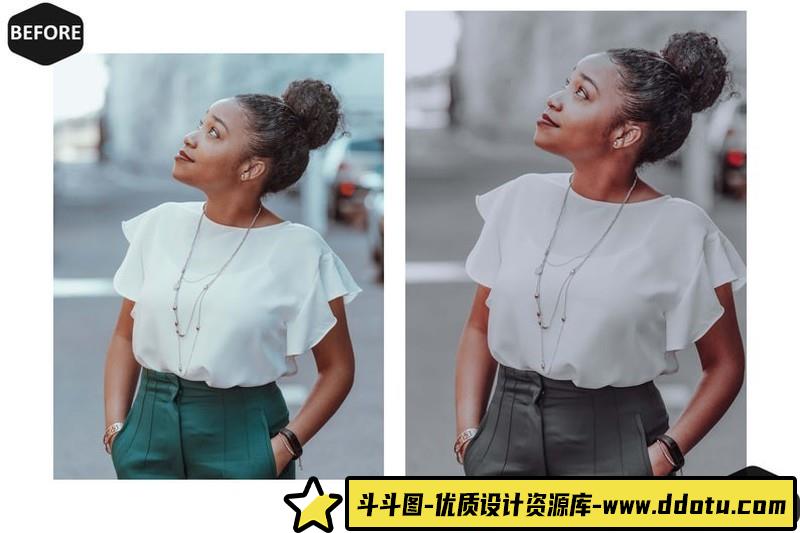 12个豪华奶油​​人像视频后期调色LUT预设AE