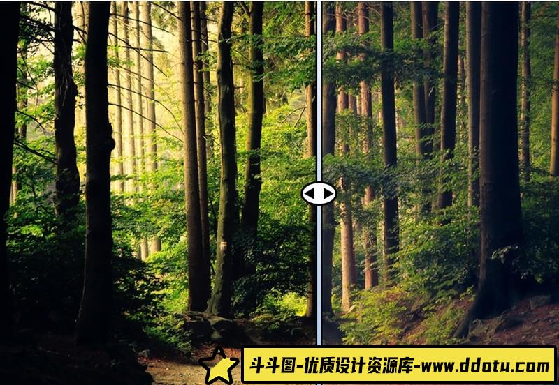 20个梦幻般自然风光视频后期调色LUT预设.PS颜色查找表LUT预设