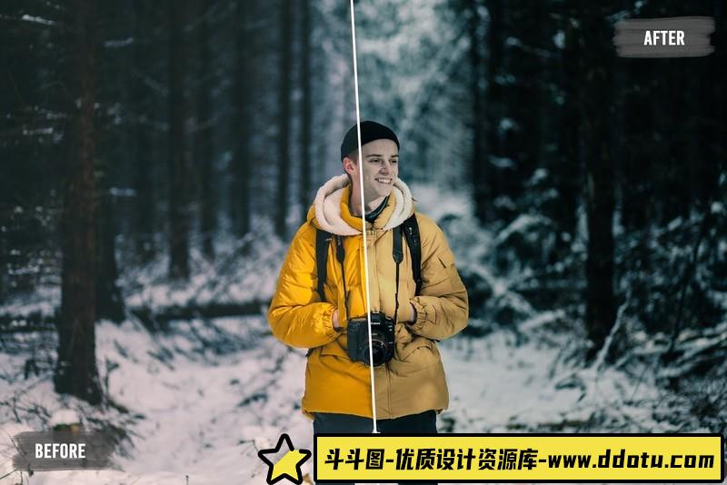 50个冰岛旅拍LUT包电影视频Vlog调色颜色分级LUT预设支持AE