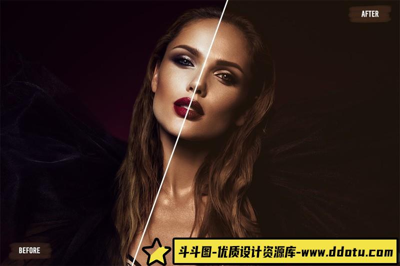 50个电影巧克力色LUT预设和Lightroom预设预设50ChocolateLUTsandPresetsPack