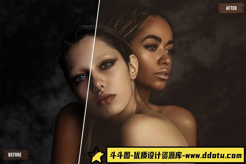 50个电影巧克力色LUT预设和Lightroom预设预设50ChocolateLUTsandPresetsPack