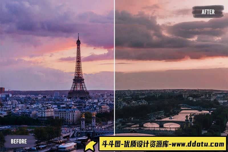 50个电影无人机LUT预设和Lightroom预设预设包50CinematicDroneLUTsPack