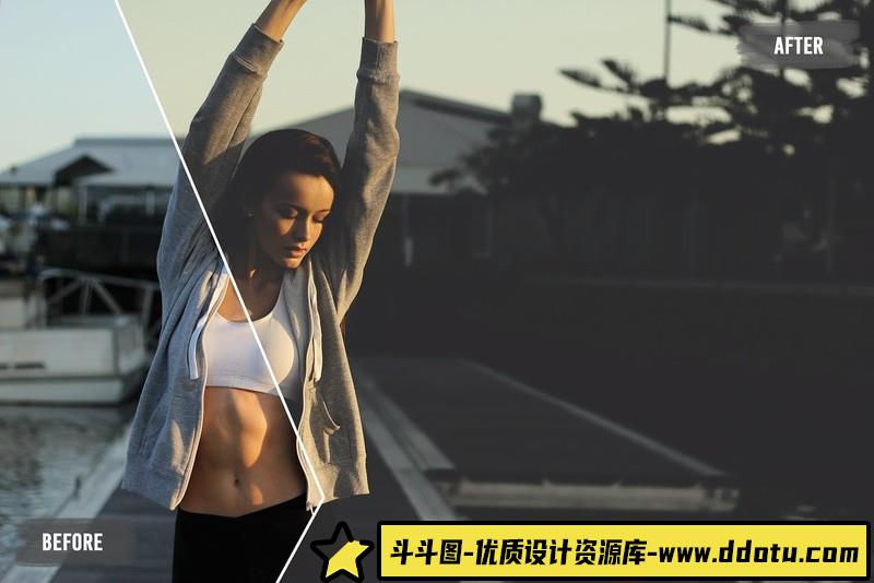 50个洛杉矶城市旅拍电影视频LUT包Vlog调色颜色分级LUT预设支持AE