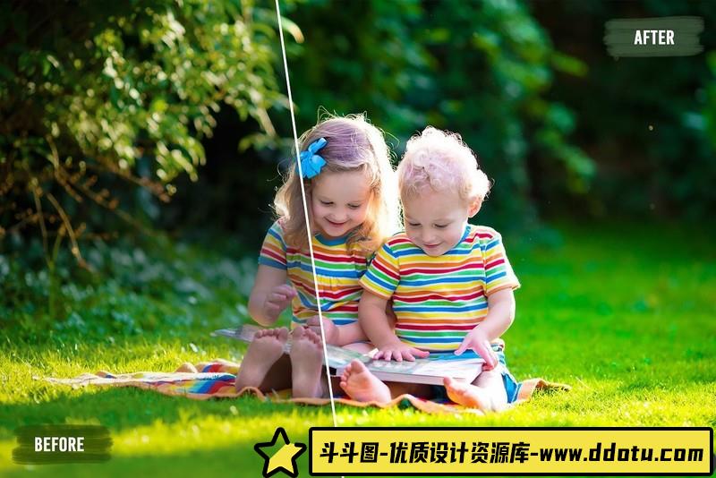 LUT预设-50种儿童视频调色LUT预设50LUTs预设下载支持AE