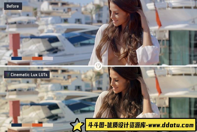 LUT预设-5个电影视频调色LUT预设下载CinematicLUX–5videoLUTs预设
