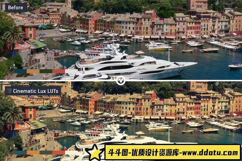 LUT预设-5个电影视频调色LUT预设下载CinematicLUX–5videoLUTs预设