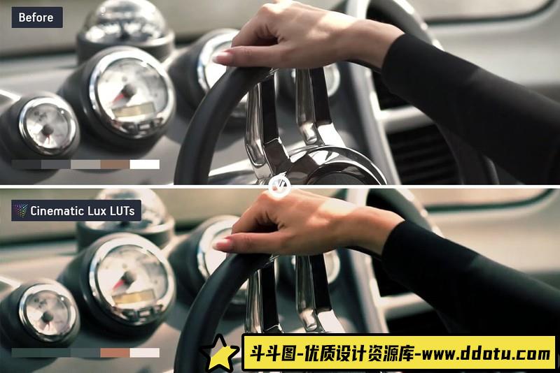 LUT预设-5个电影视频调色LUT预设下载CinematicLUX–5videoLUTs预设