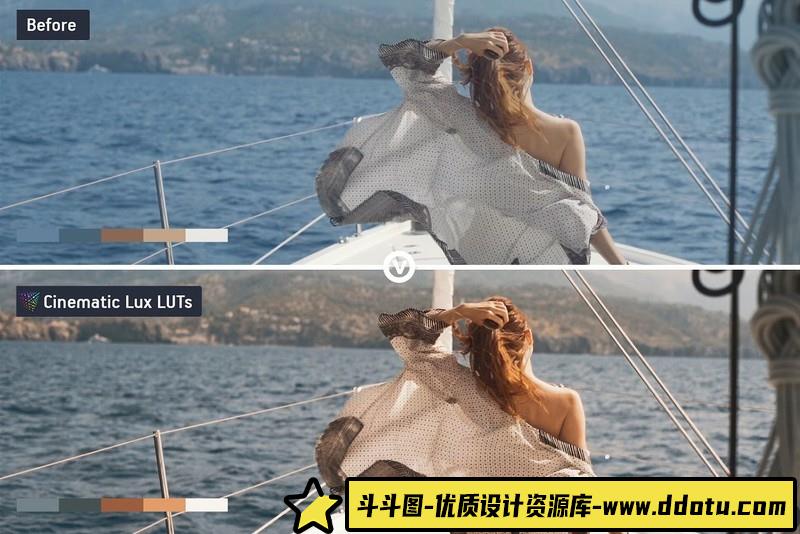 LUT预设-5个电影视频调色LUT预设下载CinematicLUX–5videoLUTs预设