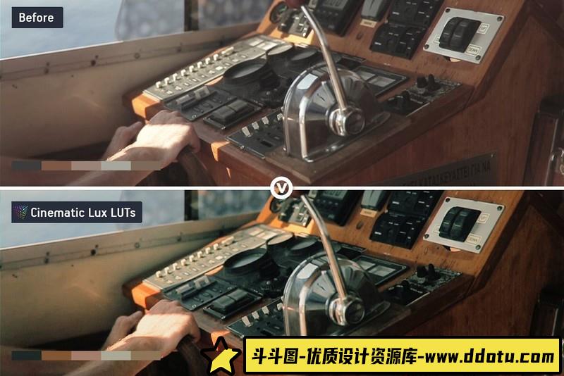 LUT预设-5个电影视频调色LUT预设下载CinematicLUX–5videoLUTs预设