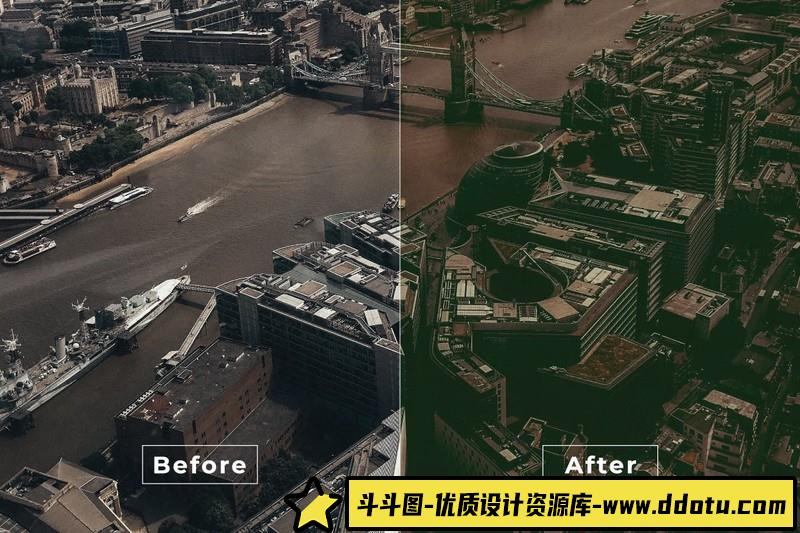 LUT预设-经典好莱坞电影色调旅行风光航拍视频调色LUTs预设第八季