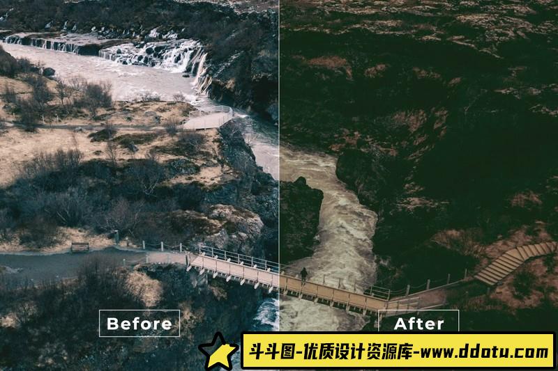 LUT预设-经典好莱坞电影色调旅行风光航拍视频调色LUTs预设第八季