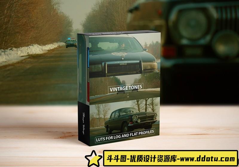 ThiagoVibesp-专业复古电影色调用于LOG和FLAT视频后期调色LUT预设-斗斗图