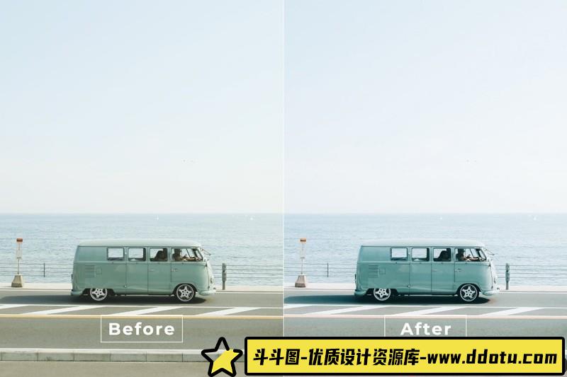 城市旅行LUT预设Pack＃1-用于旅行视频和照片颜色分级的LUT预设