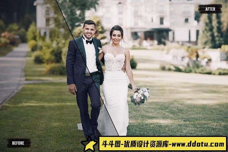 电影胶片色调旅拍婚礼人像LUTS预设20WeddingLUTsPack