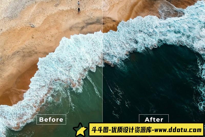 海滩旅拍航拍微电影短视频Vlog调色LUT预设第10季BangsetCinemaPack10