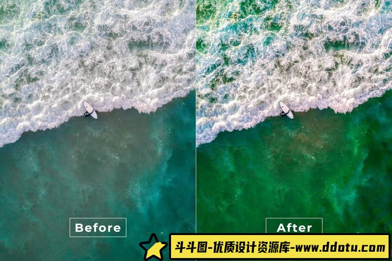 海滩旅拍航拍微电影短视频Vlog调色LUT预设第18季BangsetCinemaPack18