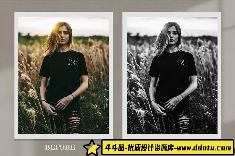 柯达,富士电影胶片时尚人像视频后期调色LUT预设支持AE