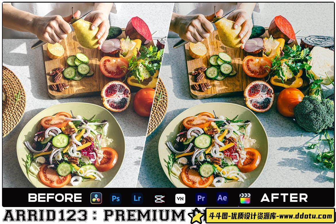 美食电影视频后期调色LUT预设 Food Vibes Luts Videos & Presets
