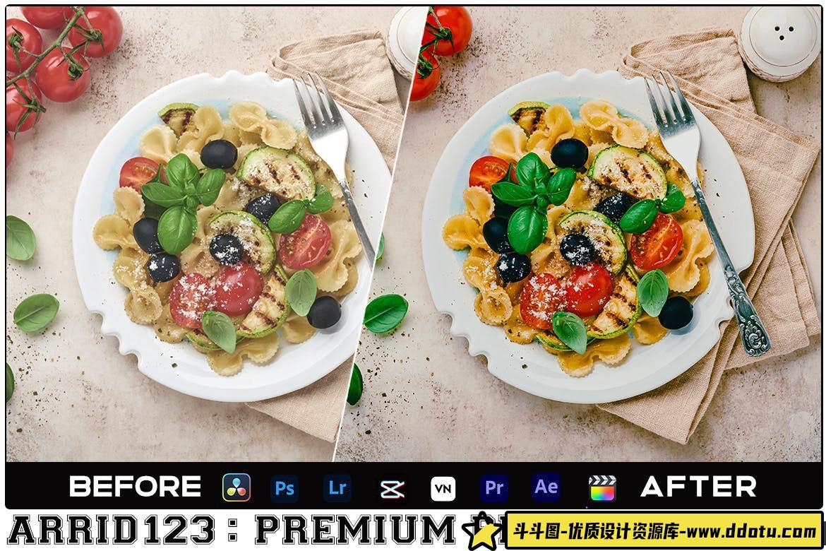 美食电影视频后期调色LUT预设 Food Vibes Luts Videos & Presets