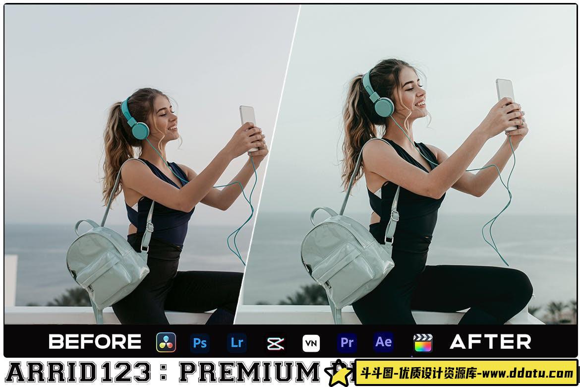 INS风格健身打卡视频调色LUT预设 Insta Fit Luts Videos & Presets