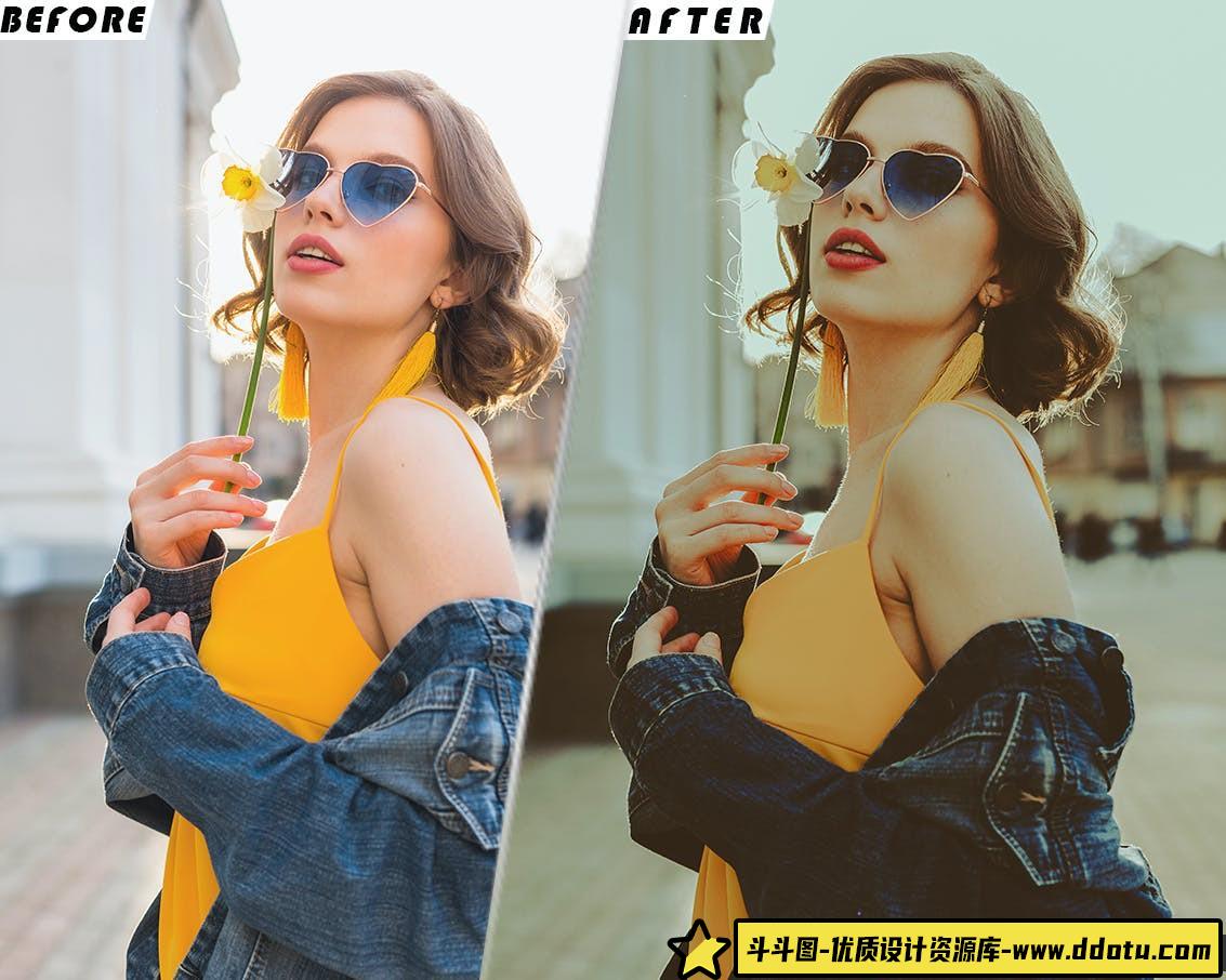 情绪电影胶片人像LUT预设及LR预设 Fujfilm Moody Presets And luts