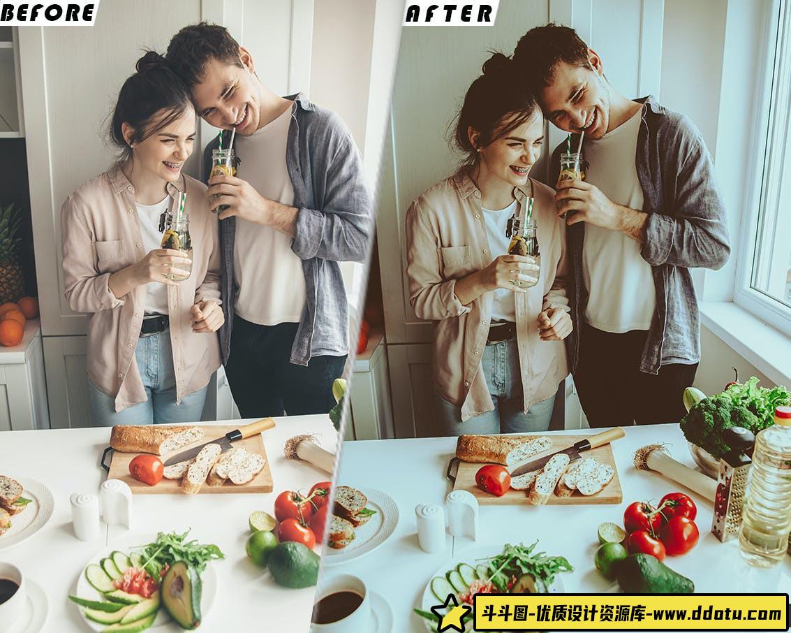 美食爱好者电影视频调色LUT预设 Food Lovers Presets And luts Videos