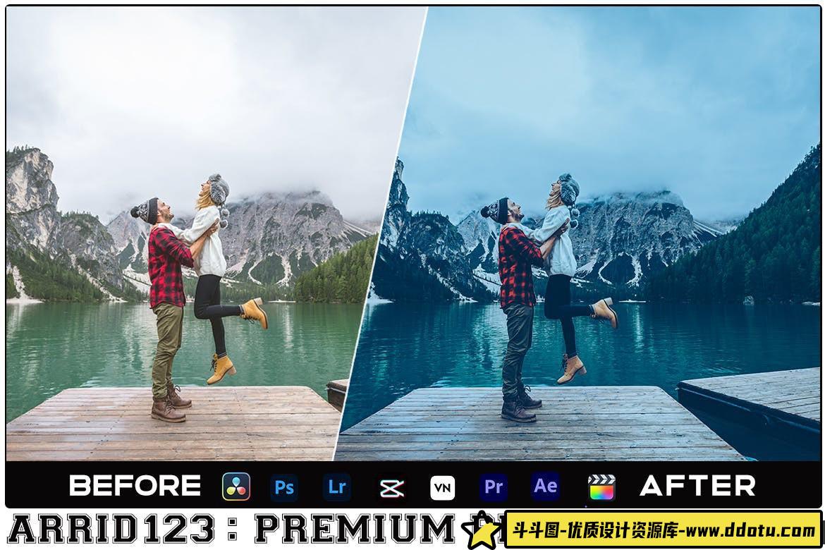 旅拍黑暗情绪电影视频调色LUT预设 Deep Moody Luts Video & Presets