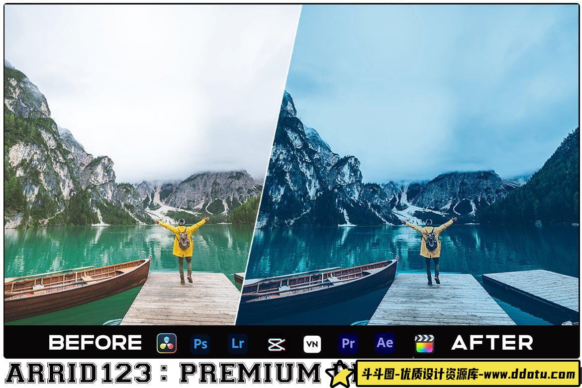 旅拍黑暗情绪电影视频调色LUT预设 Deep Moody Luts Video & Presets