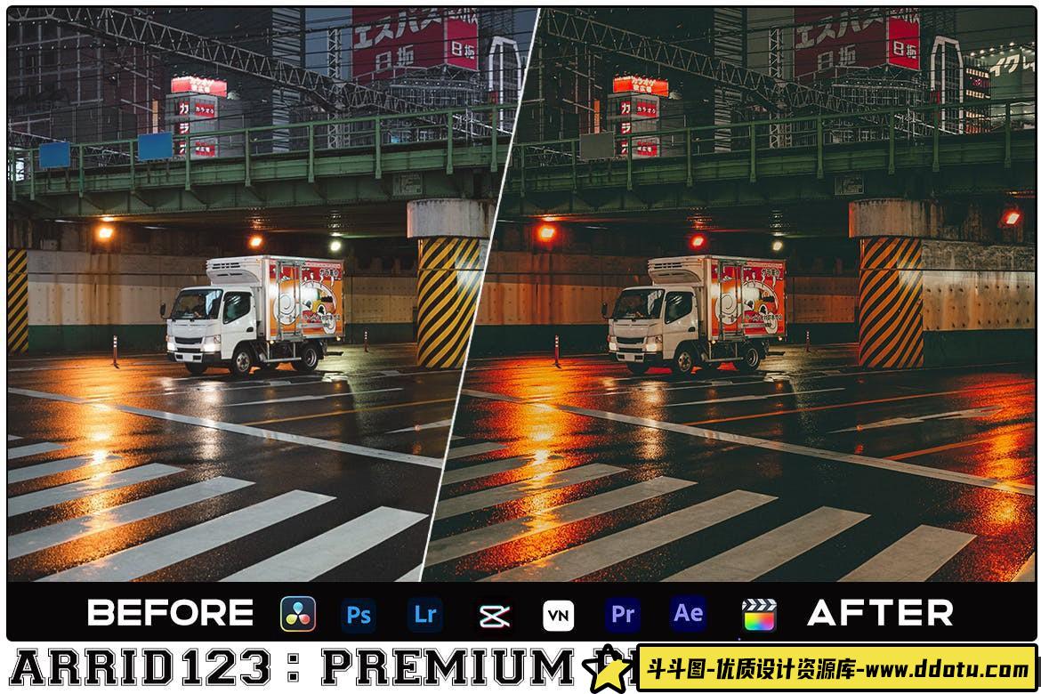 城市街拍夜景电影后期调色LUT预设 Urban Style Luts Video & Presets