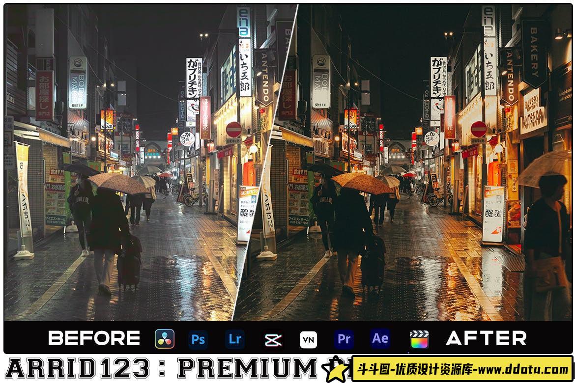 城市街拍夜景电影后期调色LUT预设 Urban Style Luts Video & Presets