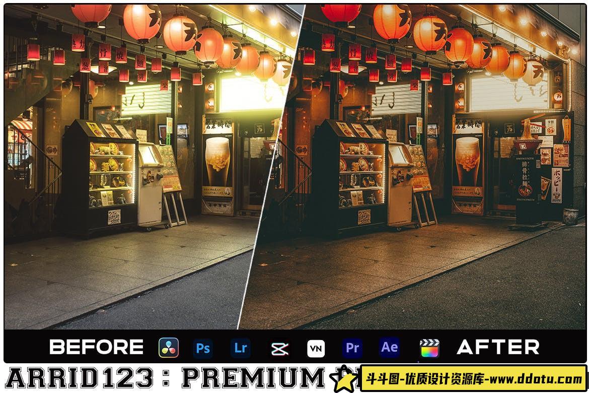 城市街拍夜景电影后期调色LUT预设 Urban Style Luts Video & Presets