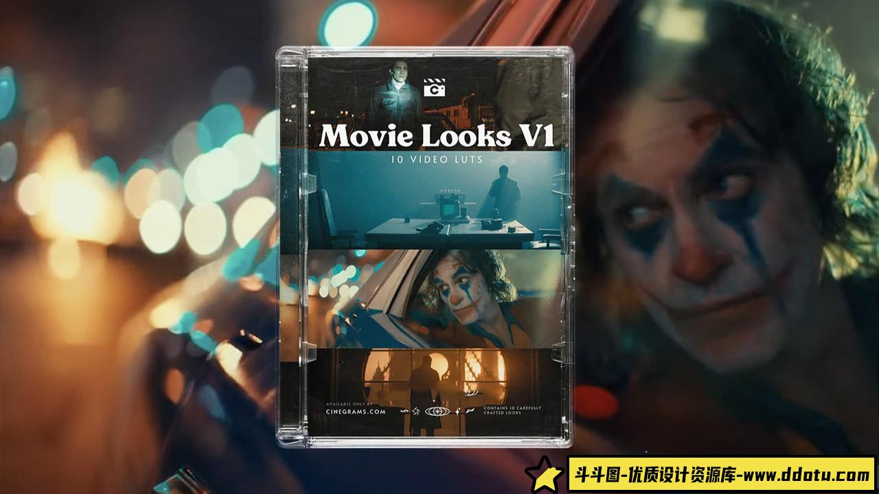 Cinegrams-10个标志性电影外观LUT预设第一季 Movie Looks V1 Video LUTs