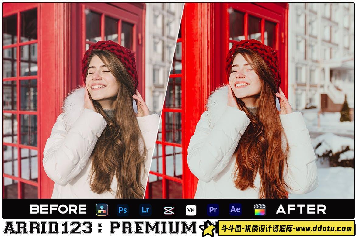 冬季温暖电影后期调色LUT预设 Winter Reds Luts Video & Presets