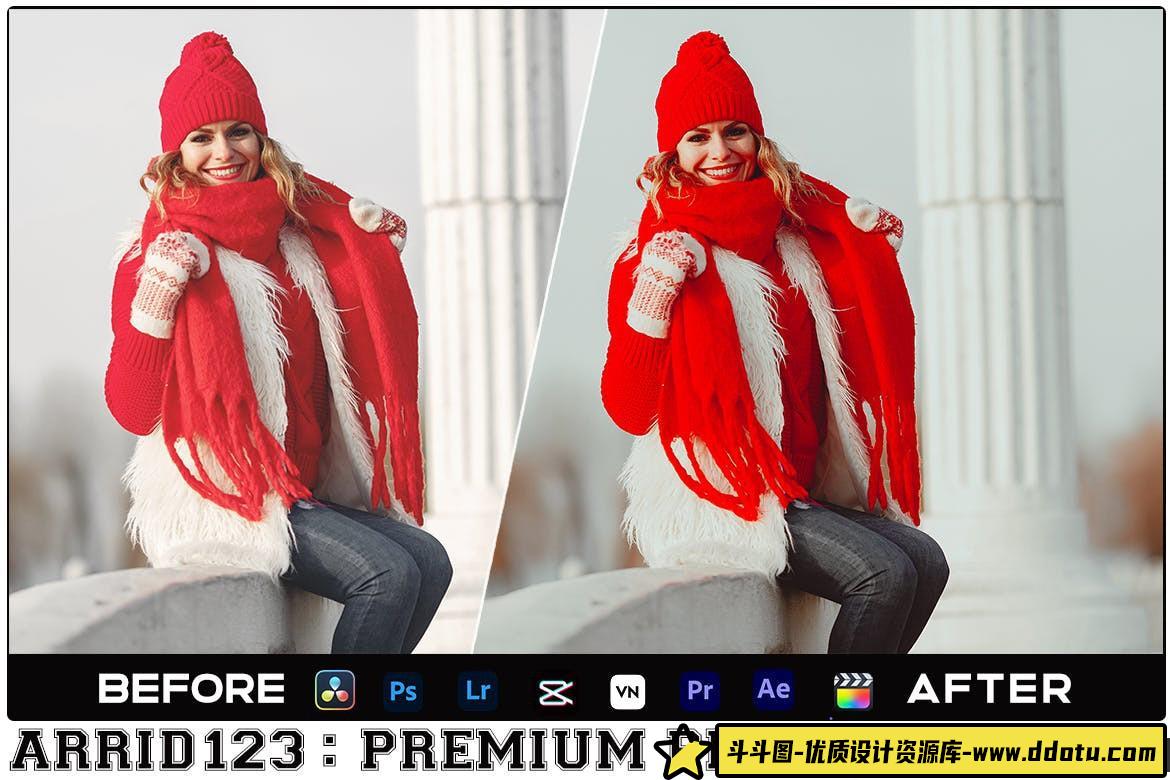 冬季温暖电影后期调色LUT预设 Winter Reds Luts Video & Presets