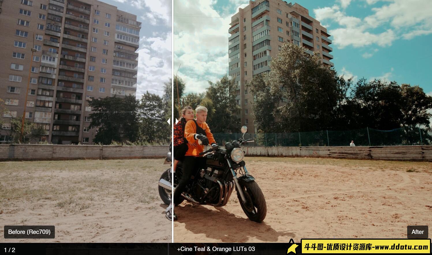 CINEGRADING – 好莱坞电影橙绿色调色LUT预设 +CINE TEAL ORANGE LUTS