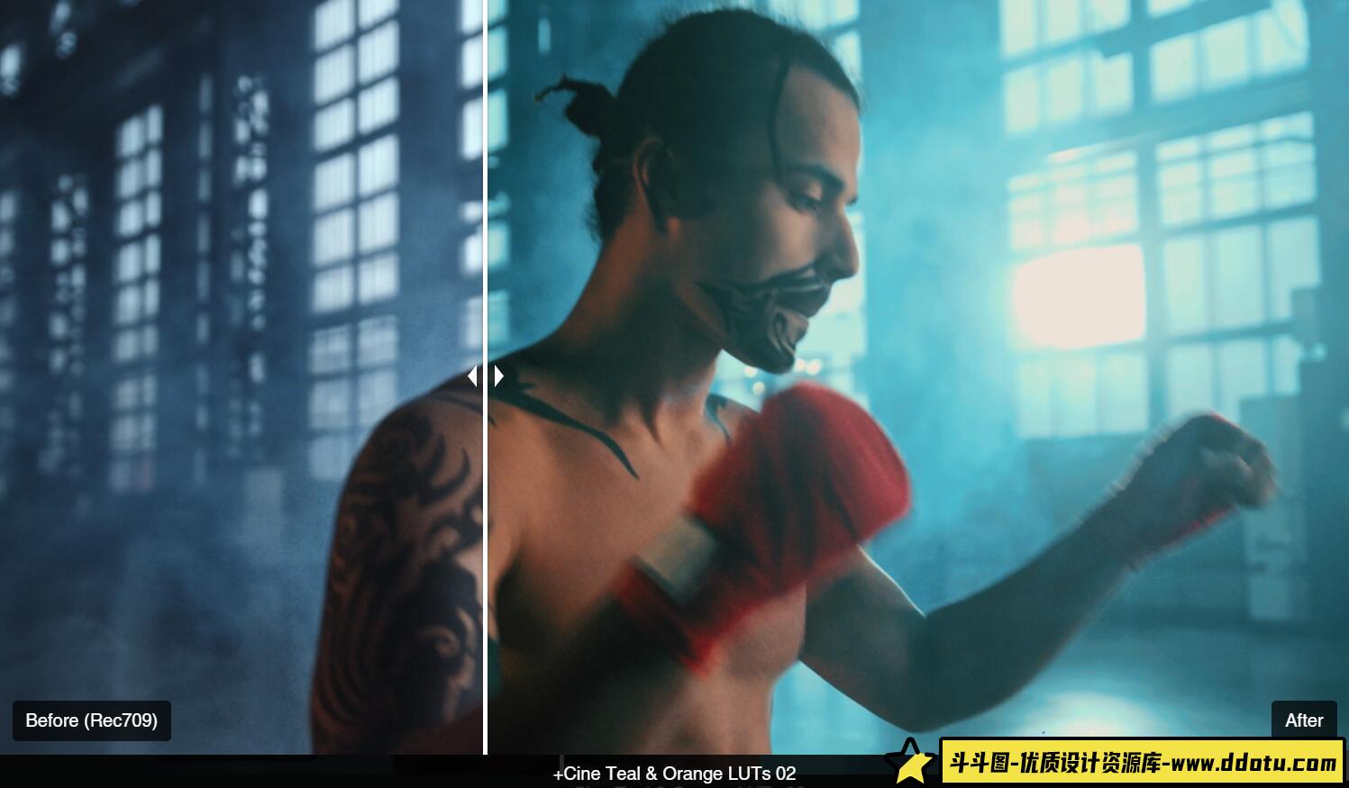 CINEGRADING – 好莱坞电影橙绿色调色LUT预设 +CINE TEAL ORANGE LUTS